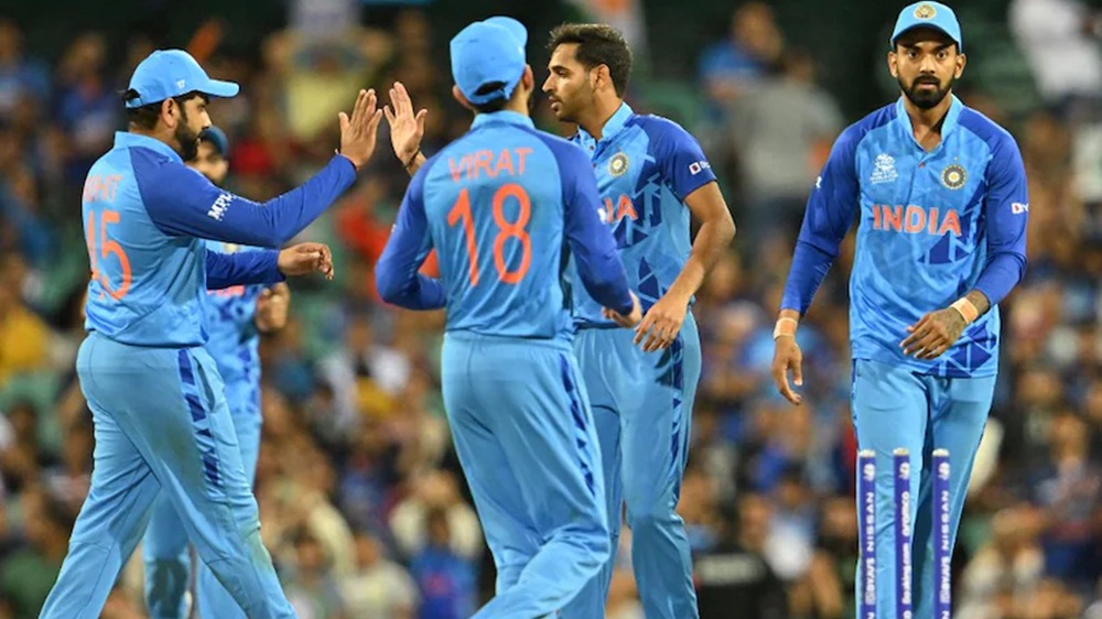 بھارت نے 20 اوورز میں 6 وکٹوں کے نقصان پر 184 رنز بنائے تھے۔فائل فوٹو