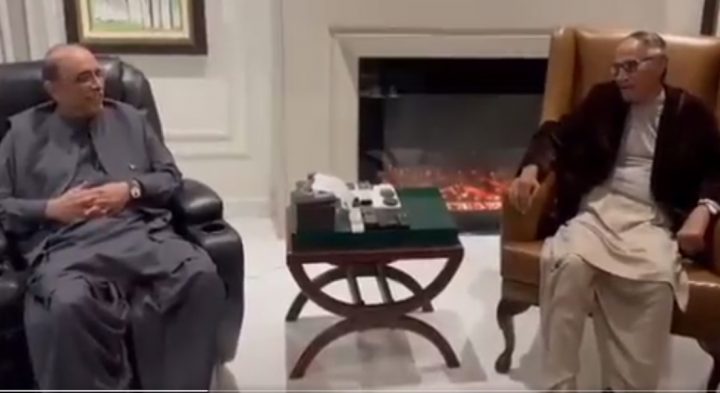 زرداری شجاعت ملاقات