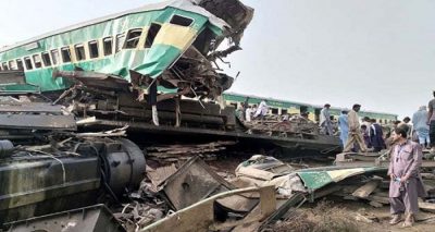  ریلوے حادثات کی شرح میں پاکستان چھٹے نمبر پر ہے۔فائل فوٹو