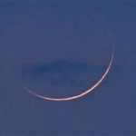 سائنسی لحاظ سے چاند کی عمر 20 گھنٹے کے قریب اور زاویہ بھی 10 ڈگری ہوگا، فائل فوٹو