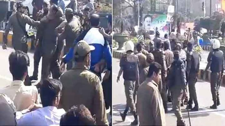 پولیس نے ہوٹل سے قذافی اسٹیڈیم کیلیے روٹ کلیئر کروانا شروع کر دیاہے،فائل فوٹو