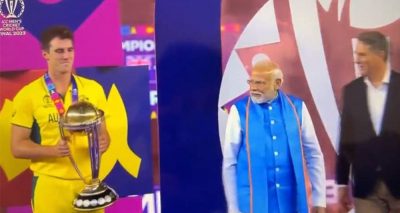بھارتی وزیراعظم کی آسٹریلیوی کپتان کے ساتھ تضحیک آمیز رویے کی ویڈیو سوشل میڈیا پر وائرل ہوگئی، فائل فوٹو