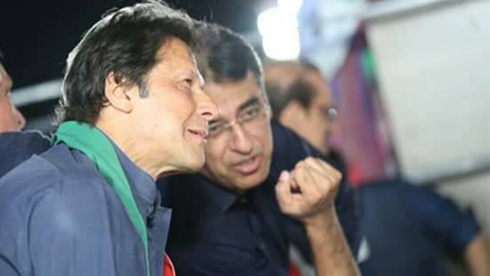 عمران خان اور اسدر عمرکے خلاف تھانہ کورال میں مقدمہ درج ہوا تھا، فائل فوٹو