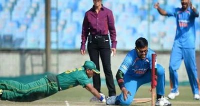 پاکستان بلائنڈ کرکٹ ٹیم نے بھارت کو جیت کے لیے 194 رنز کا ہدف دیا تھا۔ فائل فوٹو
