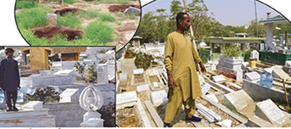  اچھی جگہ قبر بنانے کے دو لاکھ روپے تک وصول کیے جا رہے ہیں، فائل فوٹو