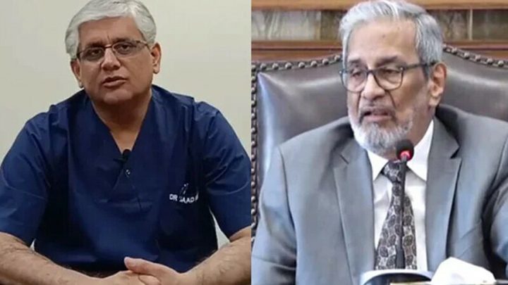 نگراں کابینہ کے دیگر اراکین نے دونوں کو عیلحدہ کرکے بیچ بچاؤ کرایا، فائل فوٹو