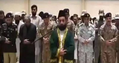 شہدا کی نمازِ جنازہ میں پاک فوج، پاک بحریہ، بلوچستان پولیس اور سول سوسائٹی کے نمائندوں نے شرکت کی، فائل فوٹو