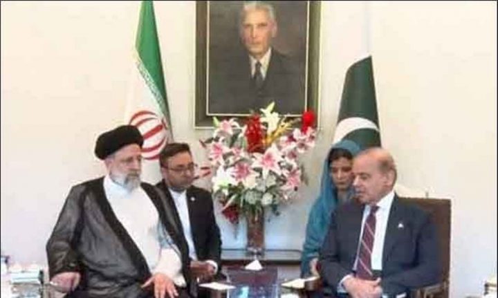 ایرانی صدر ابراہیم رئیسی کی وزیراعظم شہبازشریف کے ساتھ و ن آن ون ملاقات ہوئی، فائل فوٹو