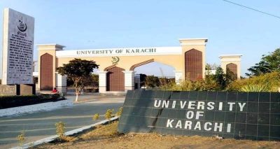 Admission of student canceled for pulling dupatta from head of student in University of Karachi