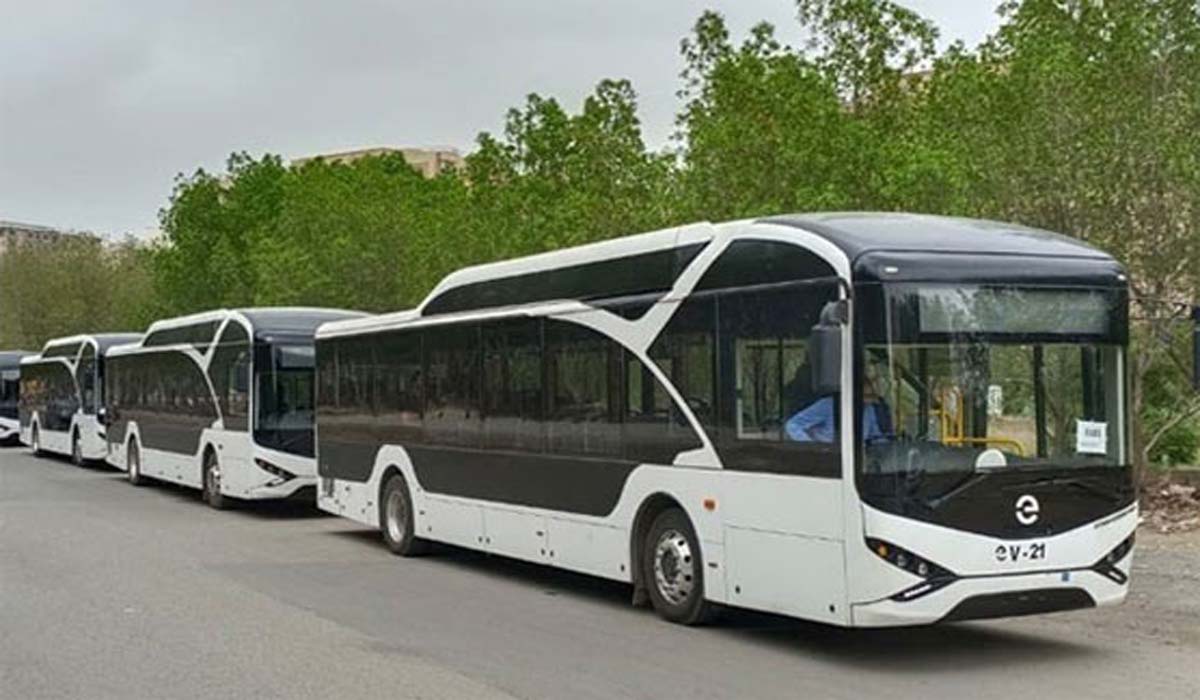 Electric buses will begin arriving in Islamabad from Tuesday