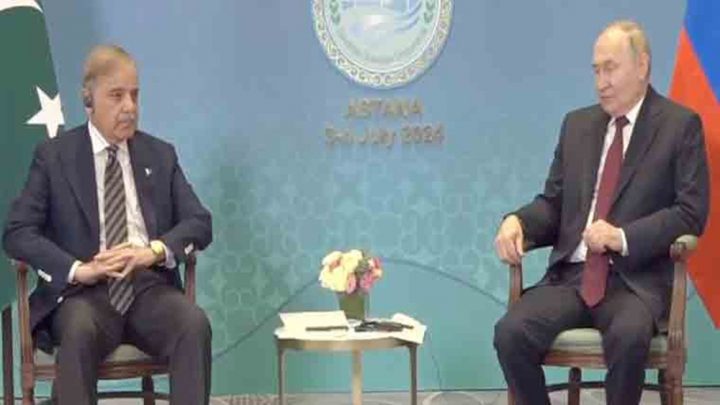 شہباز شریف نے روسی صدر ولاد یمیر پوٹن کو دوبارہ منتخب ہونے پر مبارکباد پیش کی، فائل فوٹو