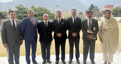 چیف جسٹس یحییٰ آفریدی نے وزیراعظم کی نظام انصاف کی بہتری کیلئے گفتگو کا خیر مقدم کیا، فوٹو پی آئی ڈی