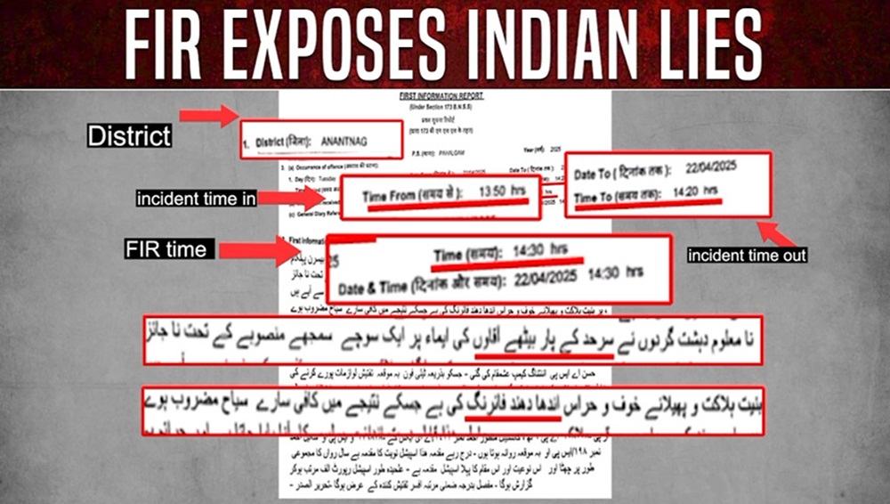 ایف آئی آر میں پہلے سے طے شدہ منصوبے کے تحت نامعلوم سرحد پار دہشت گرد نامزد بھی ہو جاتے ہیں، فائل فوٹو