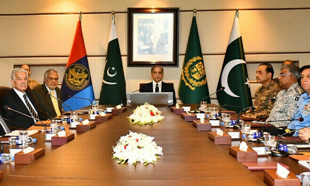 ملکی قیادت کو علاقائی سلامتی کی پیش رفت اور ابھرتے ہوئے خطرات سے آگاہ کیا گیا،  فوٹو مقامی میڈیا 