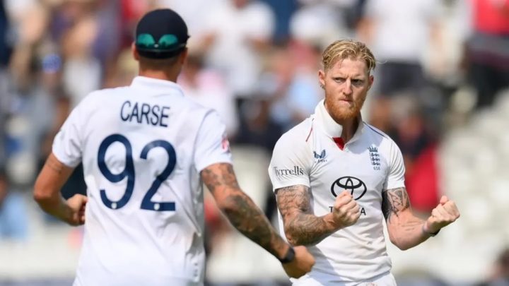 انگلش کپتان بین اسٹوکس کو مین آف دی میچ قرار دیا گیا، فوٹو بشکریہ اسپورٹس میڈیا