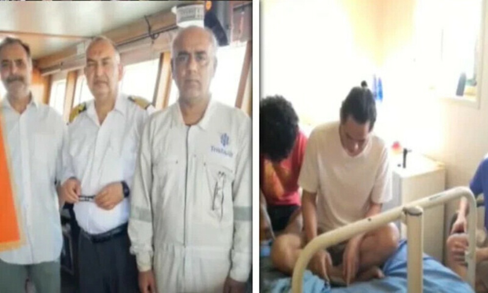 کیپٹن نے حکومتِ پاکستان سے مدد کی اپیل کی ہے، فوٹو بشکریہ مقامی میڈیا