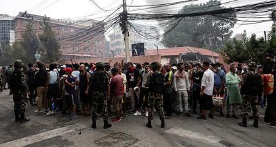 نیپال، مظاہروں کے دوران 13 ہزار قیدی جیلوں سے فرار