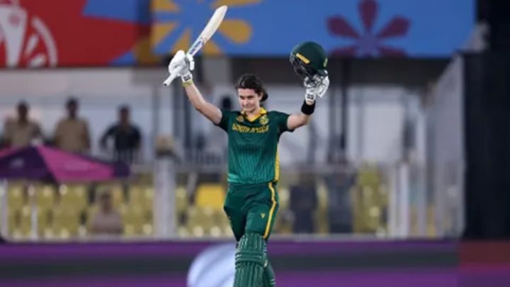 جنوبی افریقہ کی کپتان نے 169 رنز کی شاندار اننگز کھیلی اور مین آف دی میچ قرار پائیں،فوتو سوشل میڈیا