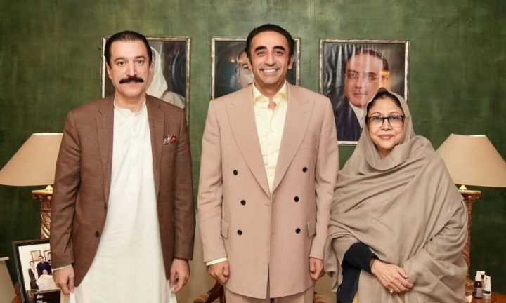 بلاول بھٹو زرداری سے فیصل ممتاز راٹھور کی ملاقات