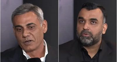 سیالکوٹ ٹیم کے مالک حمزہ مجید          حیدرآباد ٹیم کے مالک فواد سرور