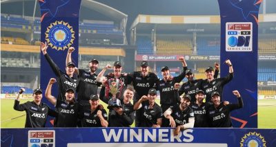 نیوزی لینڈ نے پہلی مرتبہ بھارتی سرزمین پر ون ڈے سیریز اپنے نام کر لی