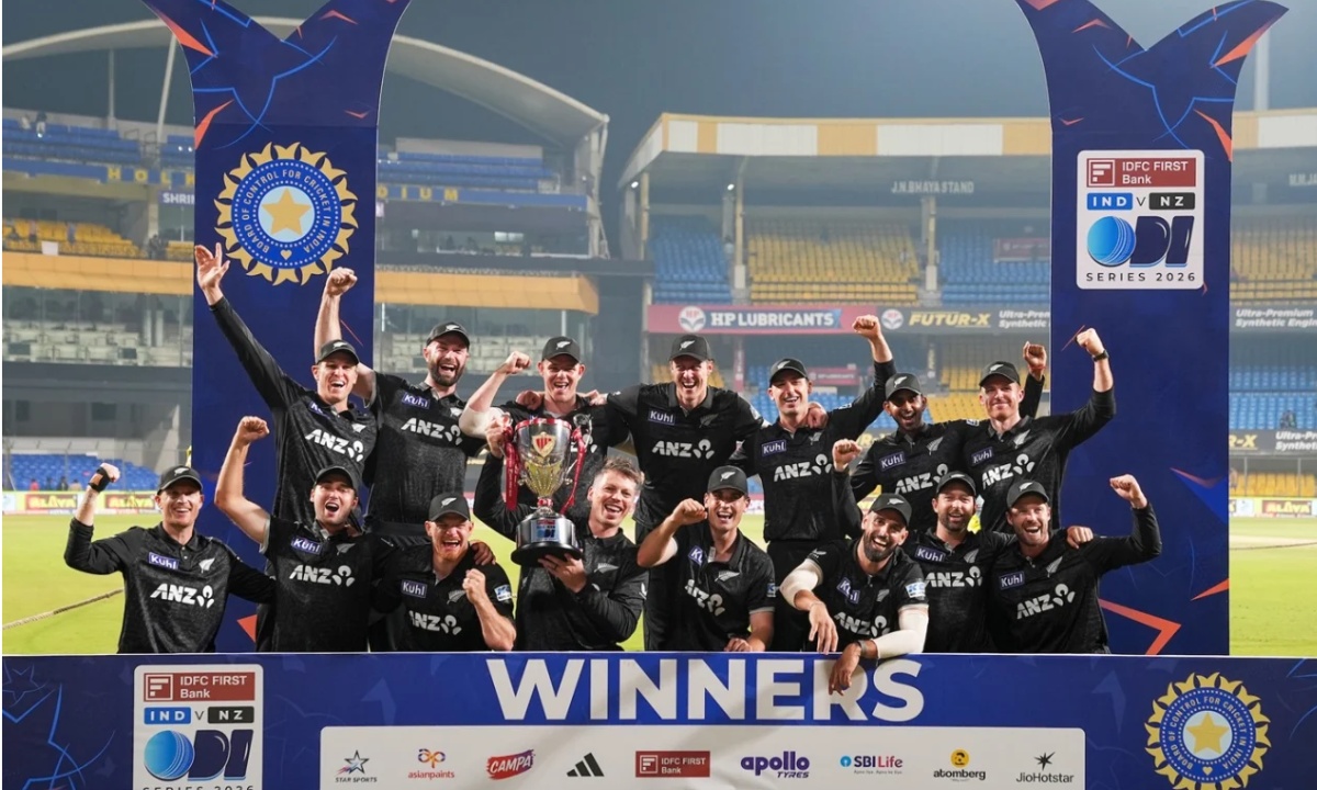 نیوزی لینڈ نے پہلی مرتبہ بھارتی سرزمین پر ون ڈے سیریز اپنے نام کر لی