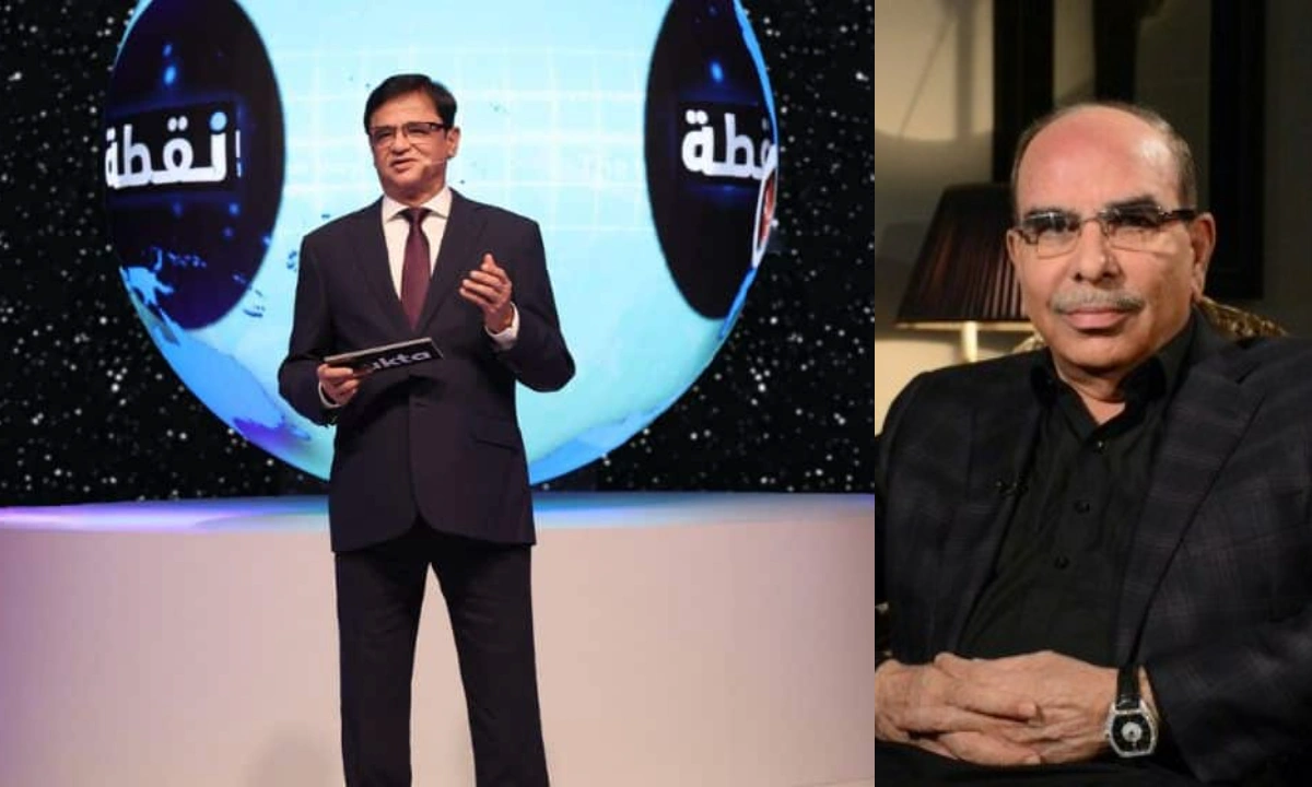 نقطہ کے سربراہ کامران خان (بائیں) تھے جب کہ اس کی فنڈنگ ملک ریاض(دائیں) کی جانب سے فراہم کی جا رہی تھی