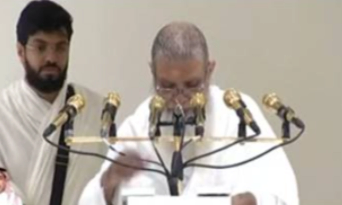 رب کے سوا کسی کی عبادت مت کرو، تقویٰ اختیار کرو اور صرف اللہ سے ڈرو:خطبہ حج