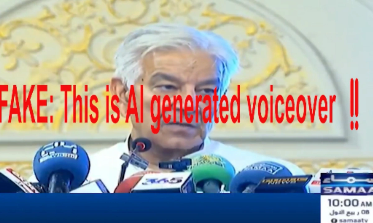 بھارتی ٹی وی چینل نے خواجہ آصف کی جعلی ویڈیو چلا دی