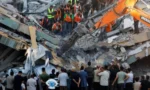 غزہ میں 6 منزلہ عمارت منہدم، 5 بچوں سمیت 11 فلسطینی جاں بحق