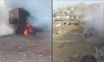 ڈیرہ اسماعیل خان میں دھماکے کے بعد کے مناطر
