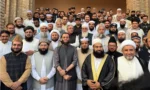 وفاقی وزیر اطلاعات و نشریات عطا اللہ تارڑ کا دارالعلوم حقانیہ کا دورہ
