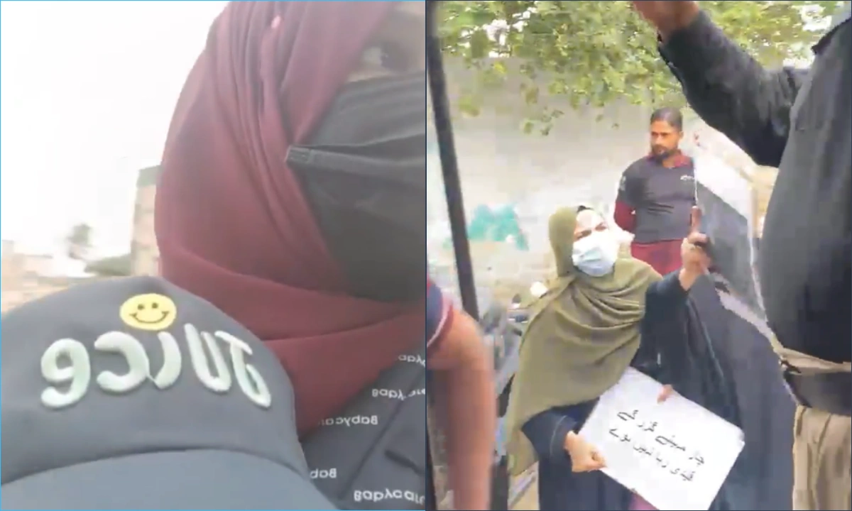 یرغمالی سیلرز کے لواحقین کو کراچی میں مظاہرہ کرنے پر پولیس گرفتار کر رہی ہے