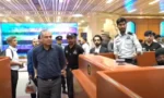 محسن نقوی کا جناح انٹرنیشنل ایئرپورٹ کا دورہ،امیگریشن کاؤنٹرز کا معائنہ(فوٹو سوشل میڈیا فیس بک)