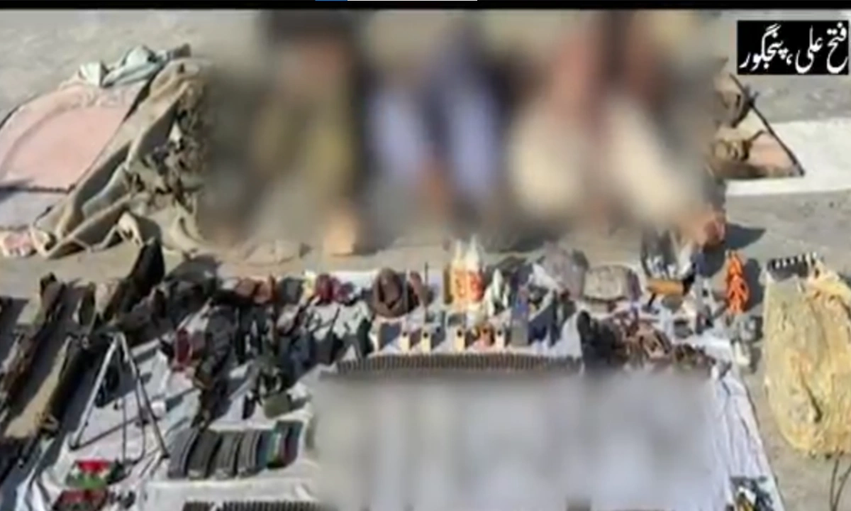 پنجگور اور کچھی میں سیکیورٹی فورسز کی کارروائیاں،7 دہشت گرد ہلاک