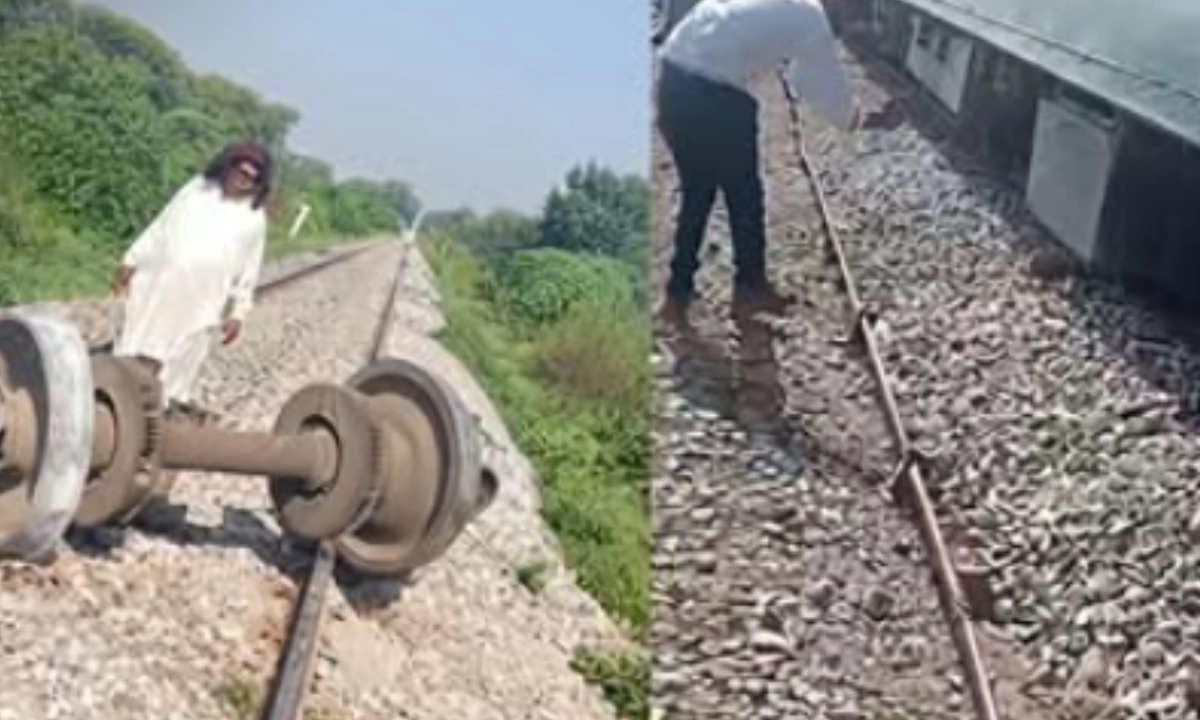 پاکستان ایکسپریس کھاریاں کے قریب پٹڑی سے اتر گئی