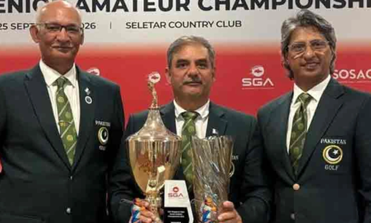 پاکستانی گالفر نے اوور آل ٹائٹل اپنے نام کرلیا