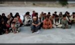 بلوچستان میں انسانی اسمگلنگ کے خلاف سیکیورٹی فورسز کی کارروائی کا منظر
