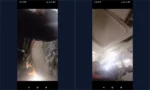 واقعے کے دوران طیارے کے اندر موجود خوفزدہ مسافروں کی ویڈیو کا منظر
