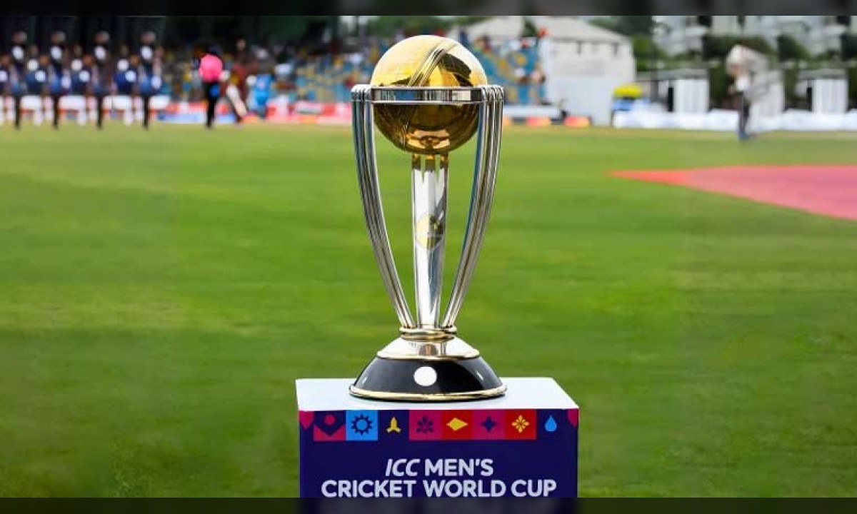 ون ڈے ورلڈ کپ 2027 کے حوالے سے جاری کردہ لوگو اور علامتی تصویر
