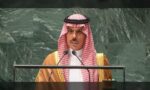 سعودی وزیر خارجہ فیصل بن فرحان اقوام متحدہ کی جنرل اسمبلی سے خطاب کر رہے ہیں