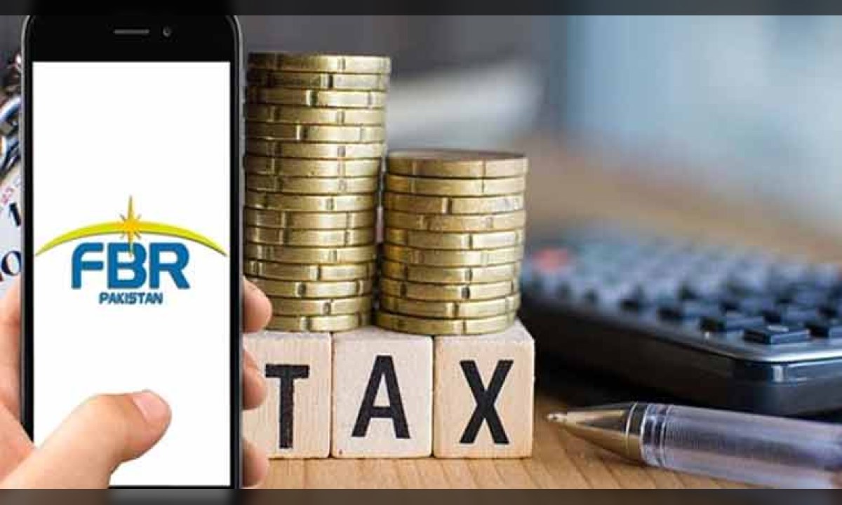 فیڈرل بورڈ آف ریونیو (ایف بی آر) ہیڈ کوارٹر اسلام آباد کی عمارت اور ٹیکس امور کا عکاس منظر۔