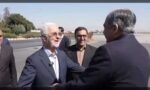 وفاقی وزیر داخلہ محسن نقوی تہران ایئرپورٹ پر ایرانی وزیر داخلہ اسکندر مومنی سے ملاقات کر رہے ہیں