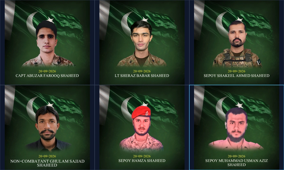 ہنگو؛ سیکیورٹی فورسز کی کارروائی میں 8 دہشگرد ہلاک، پاک فوج کے 6 جوان شہید