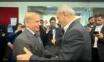 وزیراعظم شہباز شریف اور ایرانی صدر کی ملاقات کا منظر