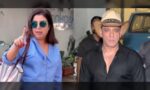 بالی وڈ اداکار سلمان خان اپنے ریئلٹی شو کے سیٹ پر موجود ہیں۔