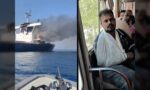آبنائے ہرمز کے قریب حملے کا نشانہ بننے والے تجارتی جہاز کی منظر کشی