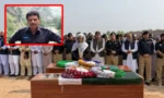 کرک میں فائرنگ سے شہید ایس ایچ او اور پولیس اہلکار کی نماز جنازہ ادا