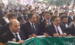 لاہور بار کے وکلا کا سہیل آفریدی کی رہائی کے لیے احتجاج