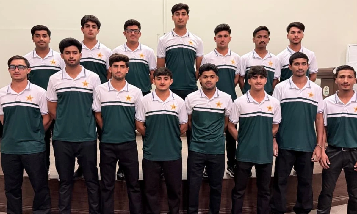 انڈر 19 ایشیا کپ کے لیے پاکستانی ٹیم عمان پہنچ گئی